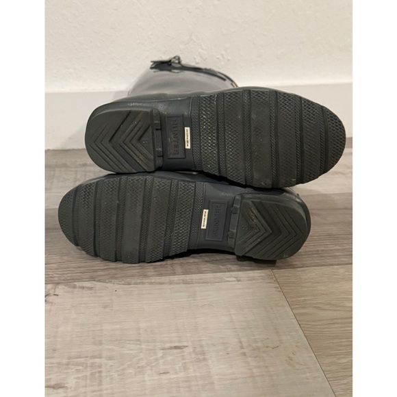 Hunter Gray Tall Boots - Picture 3 of 5